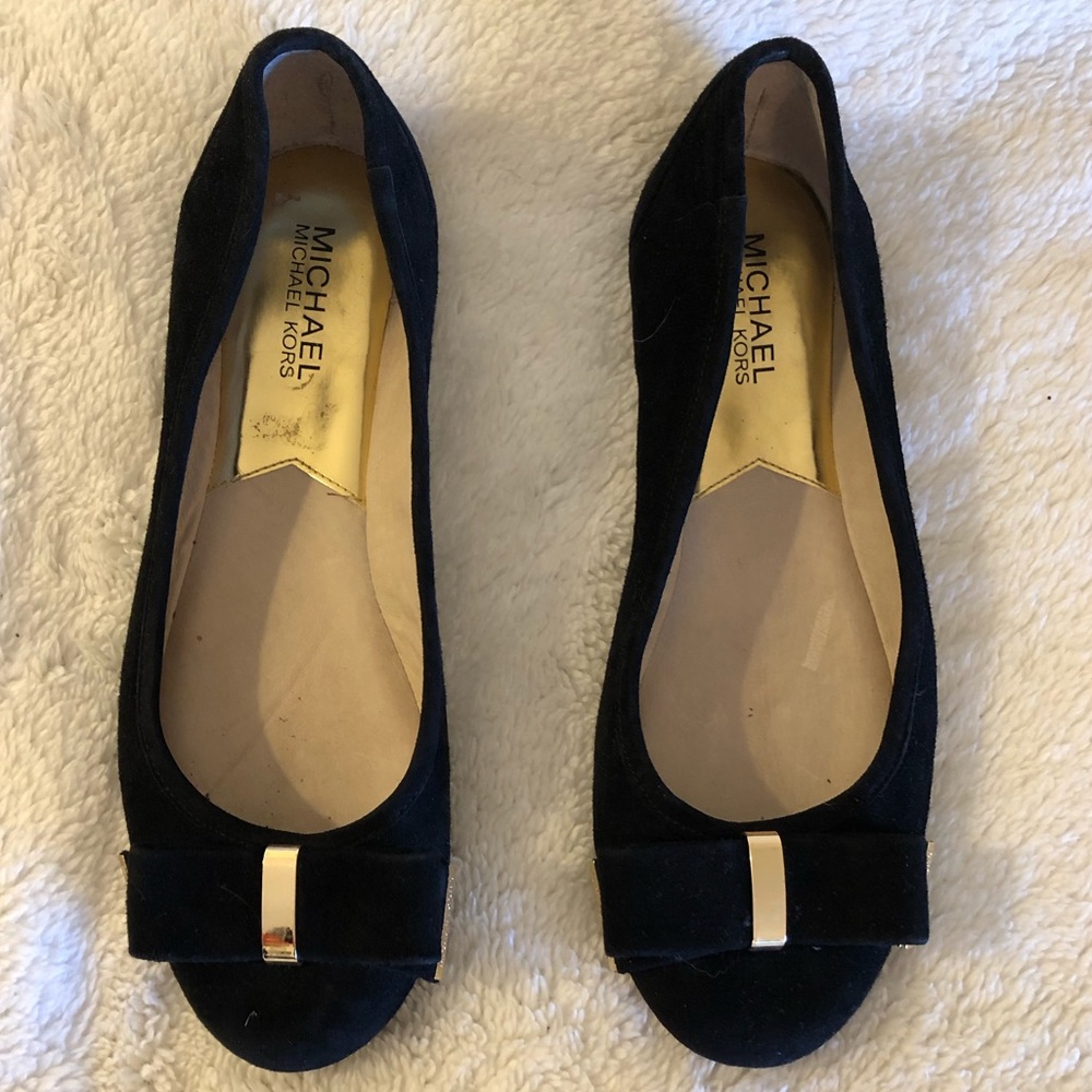 Micheal Kors Bowtie Ballet Flats